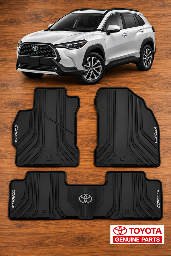 کفپایی لاستیکی تویوتا کرولا کراس | کفپایی کابین Toyota Corolla Cross مدل 2025 و 2026 |